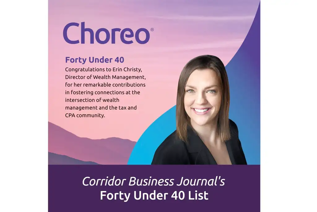 Erin Christy, Director of Wealth Management recognized in Corridor Business Journal’s Forty Under 40