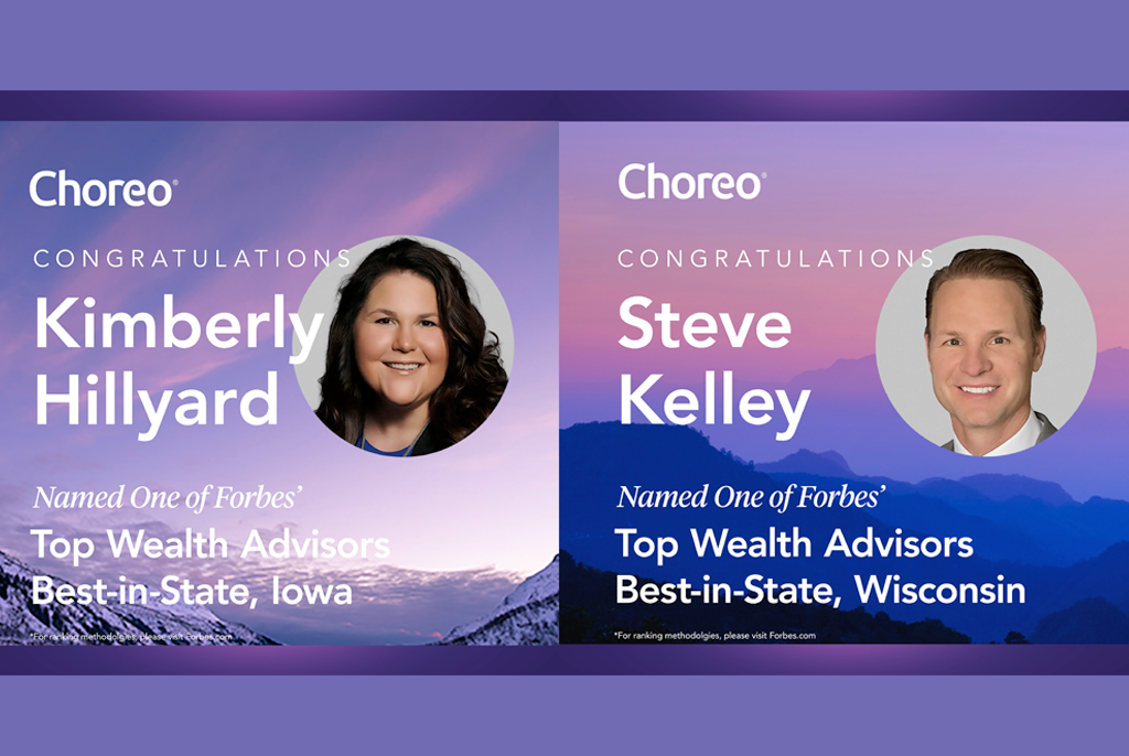 Managing Directors, Kimberly Hillyard and Steve Kelley Recognized in Forbes' Best-in-State ranking for Iowa and Wisconsin 